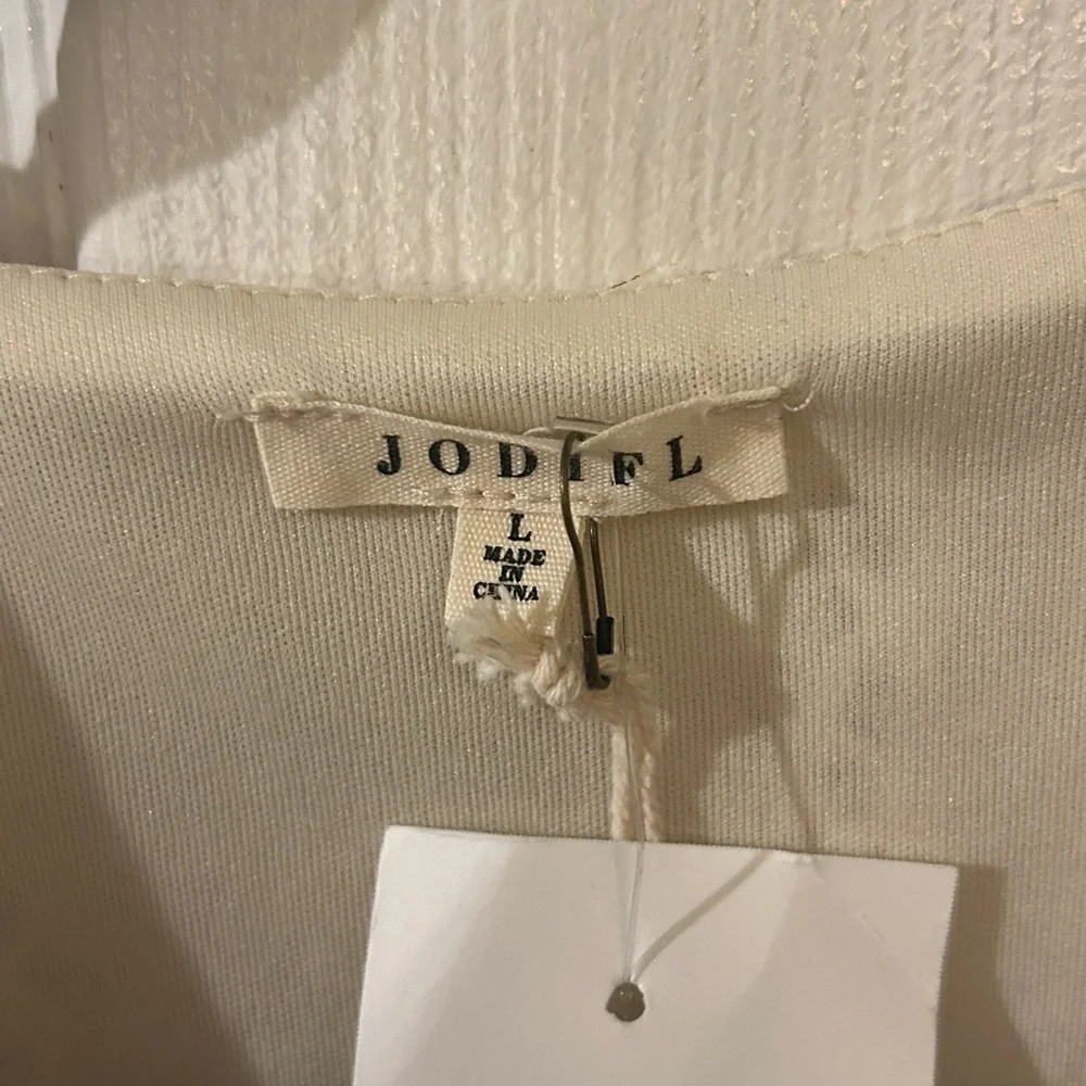 JODIFL Leopard Print V-Neck Ruffle Dress NWT - Picture 4 of 6